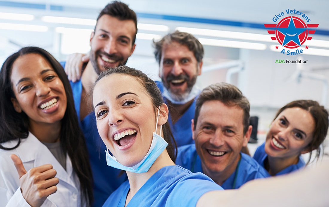 Group of dentist selfie